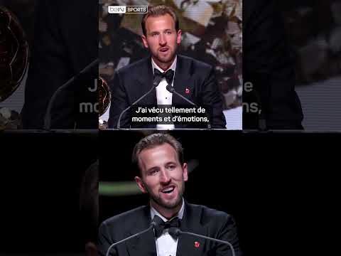 🏆⚽️ L'émouvant discours d'Harry Kane, vainqueur du Ballon d'Or 2026