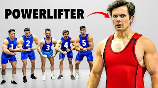 5 Bodybuilders vs 1 Powerlifter