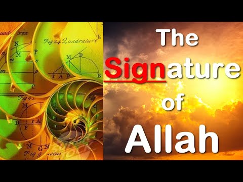 The Signature of Allah | Golden Ratio Found in Nature & Quran
