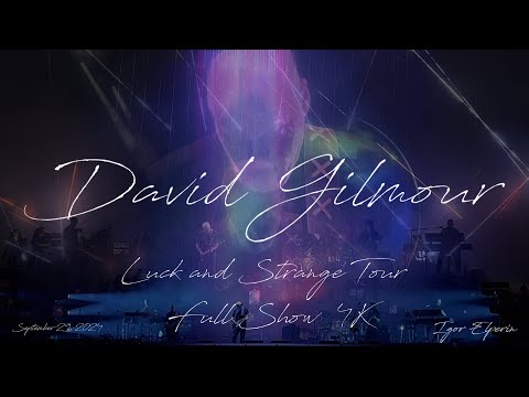 David Gilmour | Luck and Strange Tour FULL SHOW 4K | 29/09/2024 | Rome, Italy