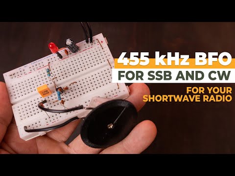Simple 455 kHz BFO for SSB and CW Reception