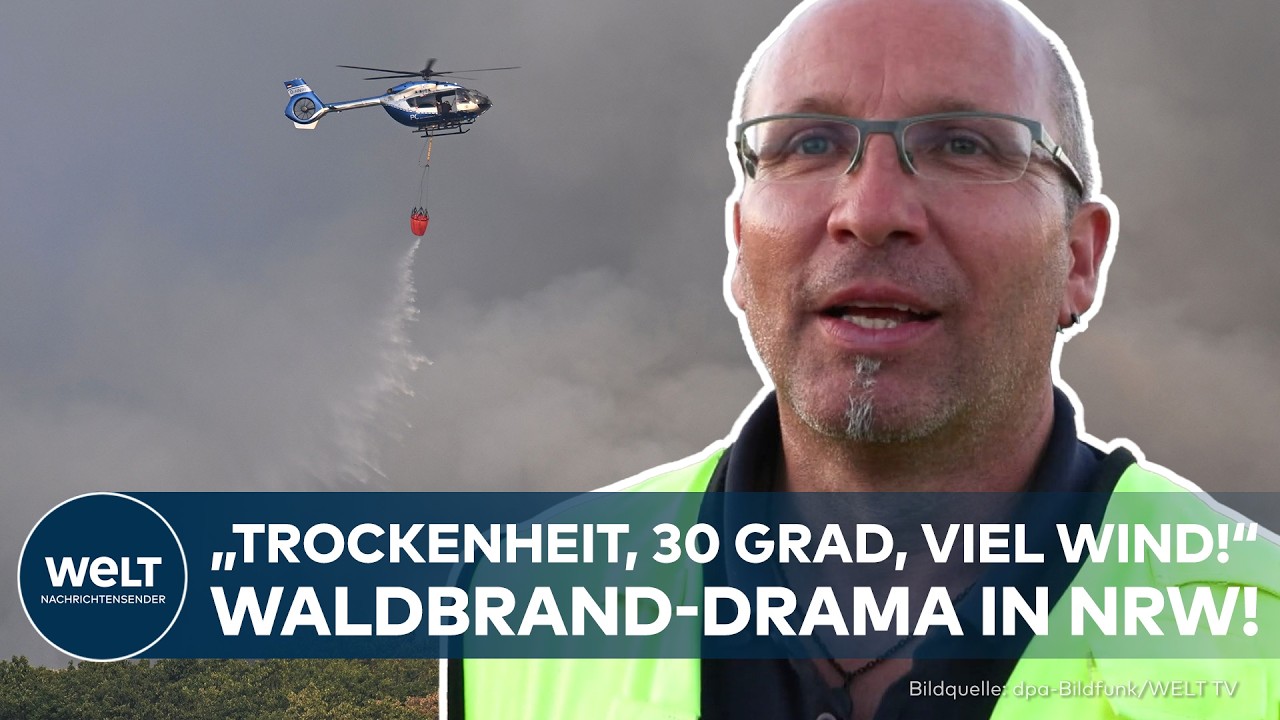 WALDBRAND IN HÜRTGENWALD: 1800 Menschen evakuiert! "Wir sind mit 160 Kräften im Einsatz!"