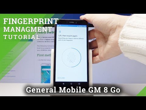 How to Add Fingerprint in General Mobile Gm 8 GO - Screen Protection