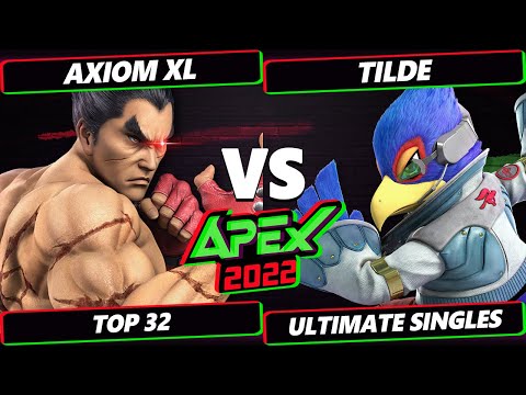 Apex 2022 - Axiom XL (Kazuya, Wario) Vs. Tilde (Falco) SSBU Ultimate Tournament