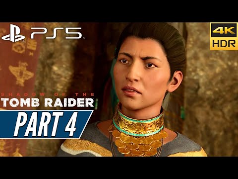 SHADOW OF THE TOMB RAIDER (PS5) Walkthrough Gameplay 4K HDR [PART 4] HIDDEN CITY - No Commentary