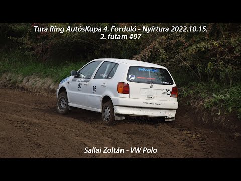 Sallai Zoltán - VW Polo Tura Ring AutósKupa 4. Forduló - Nyírtura 2022.10.15. 2.futam #97