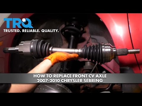 How to Replace Front CV Axle Shaft 2007-2010 Chrysler Sebring