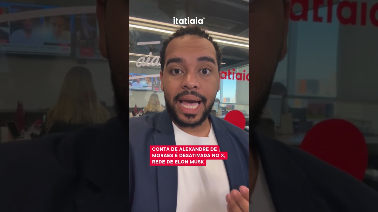 CONTA DE ALEXANDRE DE MORAES É DESATIVADA NO X, REDE DE ELON MUSK