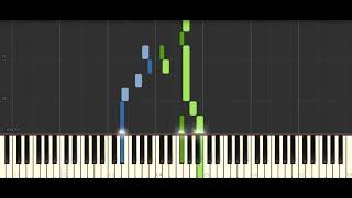 Burl Ives  The Most Wonderful Day Of The Year  [Piano Tutorial] Synthesia