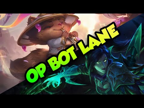 When The Rank 1 Teemo & Rank 1 Vayne Bot Lane Together... it's too op! (ft. Saskiolol)