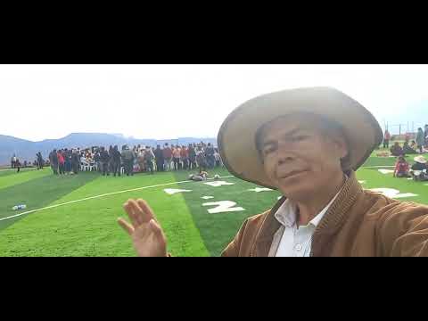 Inauguración Cancha Sintética en Araca Mun.Cairoma Prov. Loayza La Paz Bolivia. Video por IVAN PEÑA.