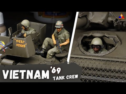 How to Paint Vietnam War US Tanker Figures | 1/35 Figure Painting Tutorial
