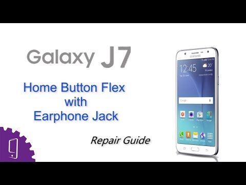 Samsung Galaxy J7 Home Button Flex with Earphone Jack...