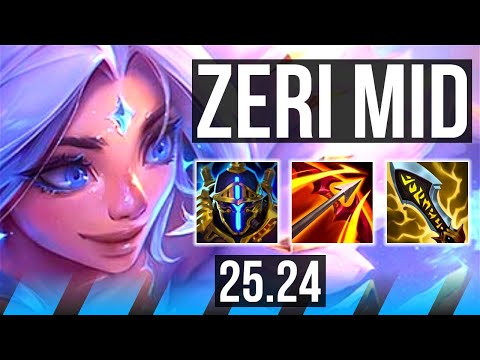 ZERI vs SYLAS (MID) | 54K damage | KR Diamond | 25.24