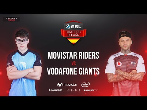 CS:GO - Movistar Riders vs. Vodafone Giants [Overpass] Mapa 1 - Semifinal - ESL Masters CS:GO T4