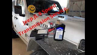 Jeep Wrangler JL Transmission (850RE) Fluid Change Service, ZF8