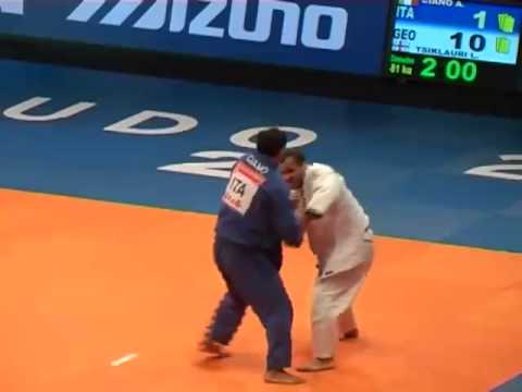 Antonio Ciano vs Levan Tsiklauri (GEO) - World Championships Rotterdam 2009