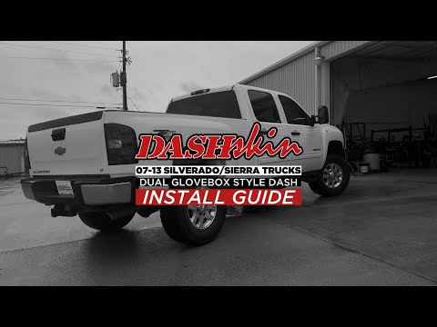 HOW TO: DashSkin 07-13 Chevy Silverado/GMC Dash Cover Installation (DUAL GLOVEBOX STYLE DASH)