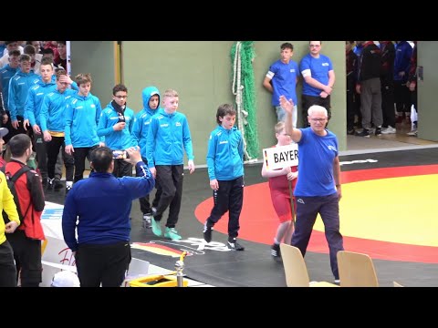 Wrestling / Ringen DM 2025 Jugend A (U17), Freistil, Eröffnung