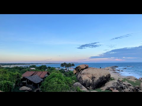 🌊 Relaxing Waves & Golden Sands | Stunning Kirinda Beach, Sri Lanka 🇱🇰✨