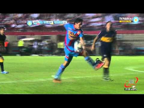 GOL DE ZELAYA - ARSENAL 1 BOCA 0 - FECHA 18 (02 12 2012)