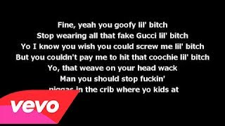 Cassidy - Lookin Ass Bitches (Lyrics On Screen) (Nicki Minaj Response/Diss)