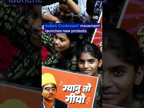 'Cockroach' protesters in India launch new protests against voter roll reforms | DW News