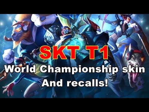 SKT T1 World Championship skin recalls!