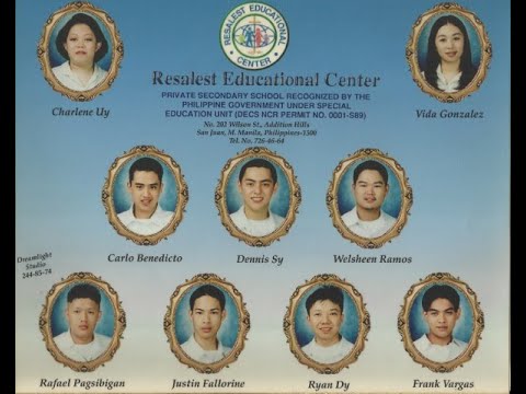 Resalest Educational Center: High School Graduation Video: Manila, Philippines: 1999!