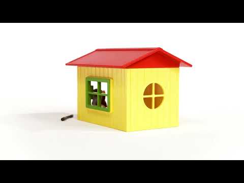 SCHLEICH FARM WORLD figūrėlė - Šuns būda video