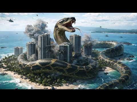 College Students Stranded On Deserted Island Adventure, Find Mutated Giant Python!💥