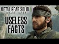 Over 1 Hour Of Useless Metal Gear Solid Δ Snake Eater Facts