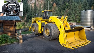 Ultimate - Caterpillar 993K Bulldozer Navigating Through a Muddy Terrain | Logitech G29 Gameplay