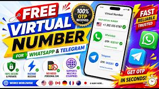 FREE WhatsApp Number in 2026 😱 | Secret Virtual Number Method