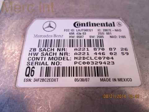2008 Mercedes E350 Communication Module 2218708726 - mbiparts.com Used OEM Mercedes Parts - D... OEM