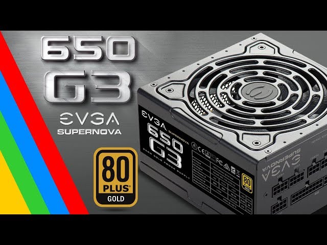 Vídeo relacionado con EVGA SuperNOVA 120-GP-0650-X1, 650 G+, 80 Plus Gold 650 W, ventilador FDB, totalmente modular, 10 años de garantía, incluye auto probador de alimentación encendido, fuente de alimentación