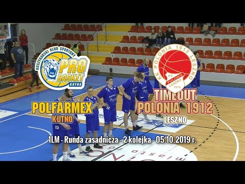 Skrót meczu Polfarmex Kutno - Timeout Polonia 1912 Leszno  - 05.10.2019