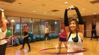 &quot;LEFT RIGHT&quot; Inna - Weighted Hula Hoop Workout Valeo Club