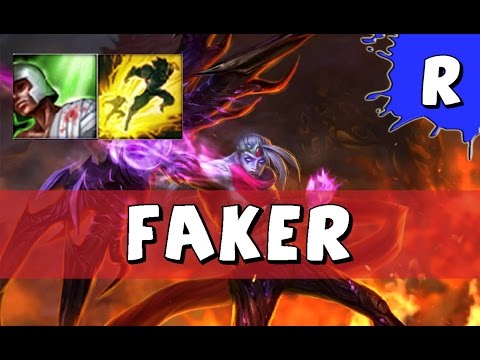 SKT T1 Faker as Varus vs Quinn MID - S6 Challenger SoloQ - League of Legends