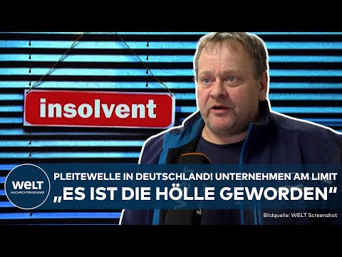 DEUTSCHLAND: Pleitewelle! Schockierende Insolvenz-Zahlen! Alarmsignal für die Deutsche Wirtschaft