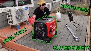 Predator 5000 Watt Inverter Generator! Backup for Solar