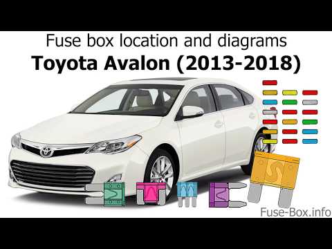 Thumbnail for Fuse box location and diagrams: Toyota Avalon (2013-2018) by Toyota Avalon (XX40)