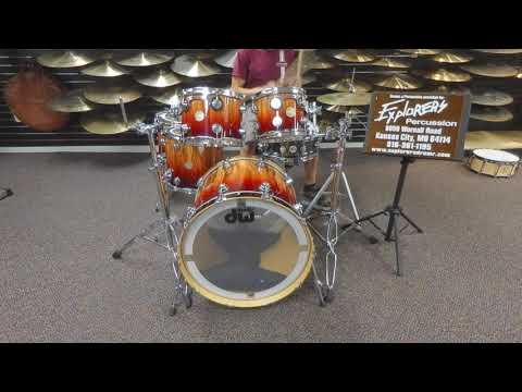 Used DW Collector's Series Exotic 5 Piece Maple Shells at Explorers Percussion