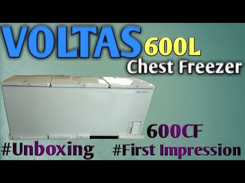 Voltas Commercial Chest Freezer 600 Litre Unboxing & First Impression