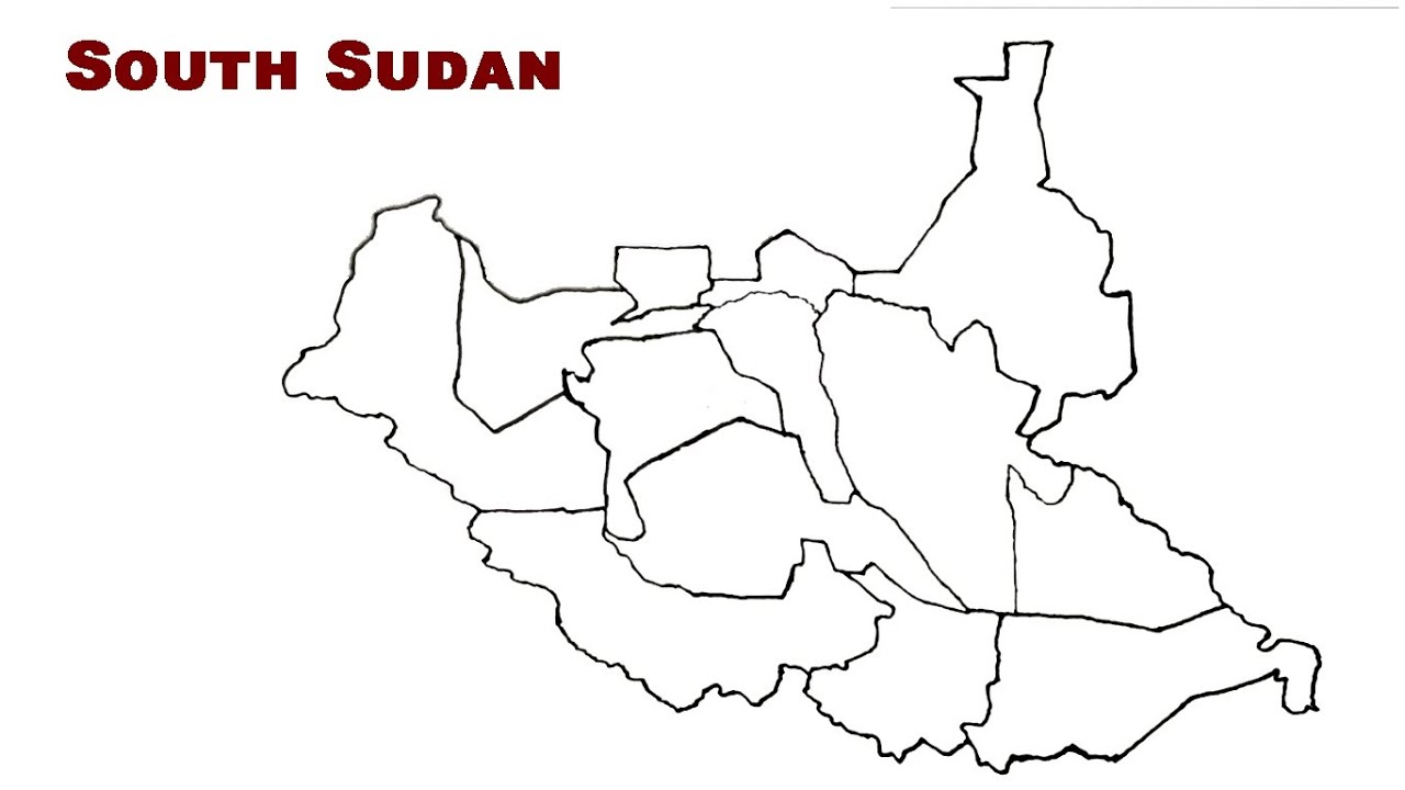 How to draw South Sudan Map with provinces