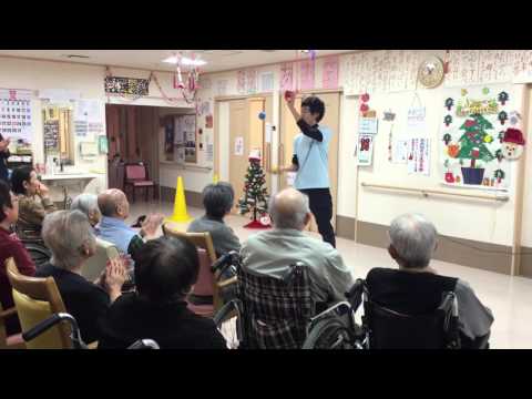 教員養成課程 ボールジャグリング 演歌「浪花節だよ人生は」クリスマス会