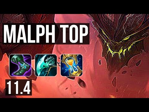 MALPHITE vs VAYNE (TOP) | 11/0/2, Legendary, 400+ games | EUW Master | v11.4