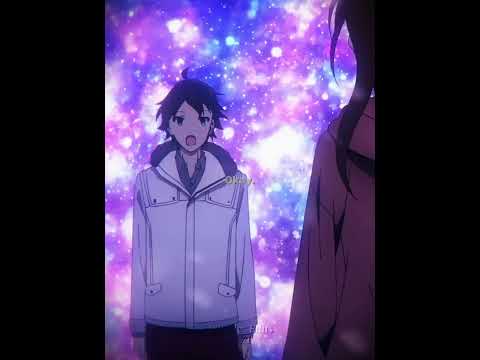 He actually PROPOSED😳 #anime #horimiya #shorts