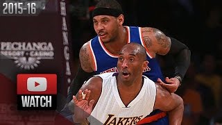 Carmelo Anthony - New York Knicks - Kobe Bryant - Los Angeles Lakers