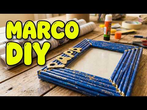 Enmarcado Con Periodico, Reciclando Las Noticias / Ecologico (Diy)